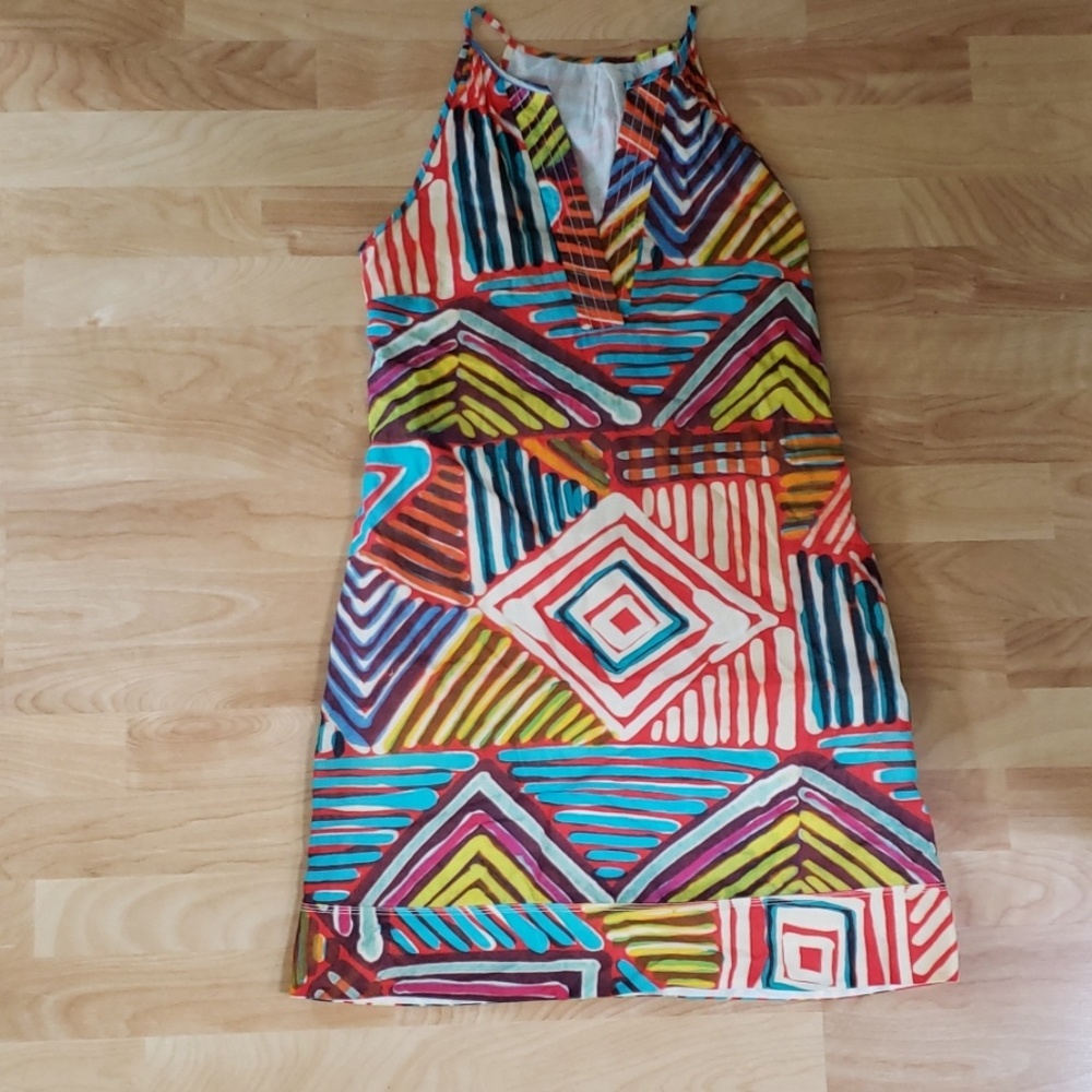 Jcrew collection Geo Brushstrokes sun dress